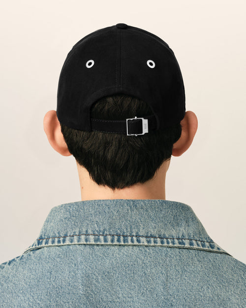 Casquette noire en coton Ami de Coeur - Homme - 6 - AMI Paris - Ami Paris