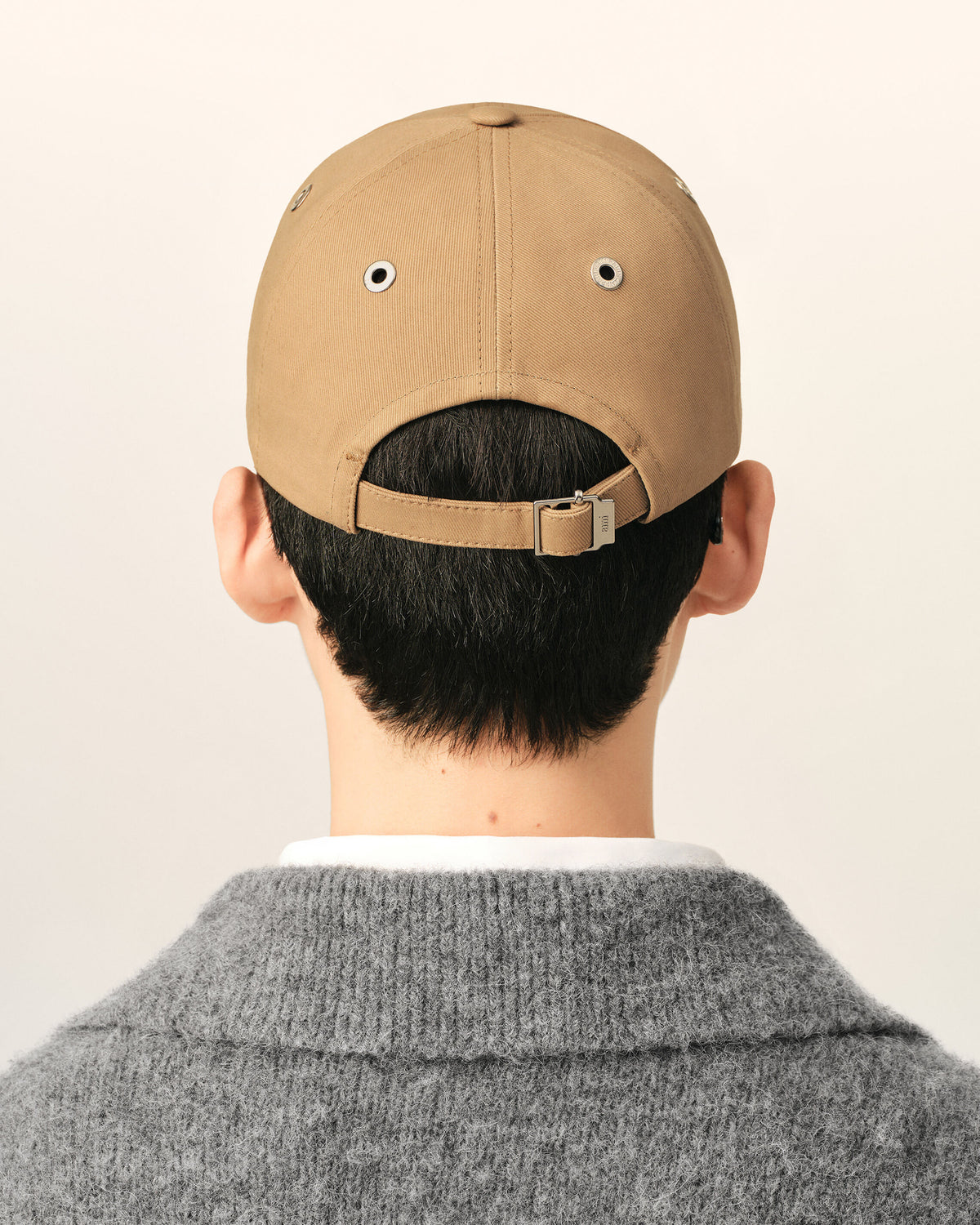 Gorra Ami de Cœur de algodón beige - 6