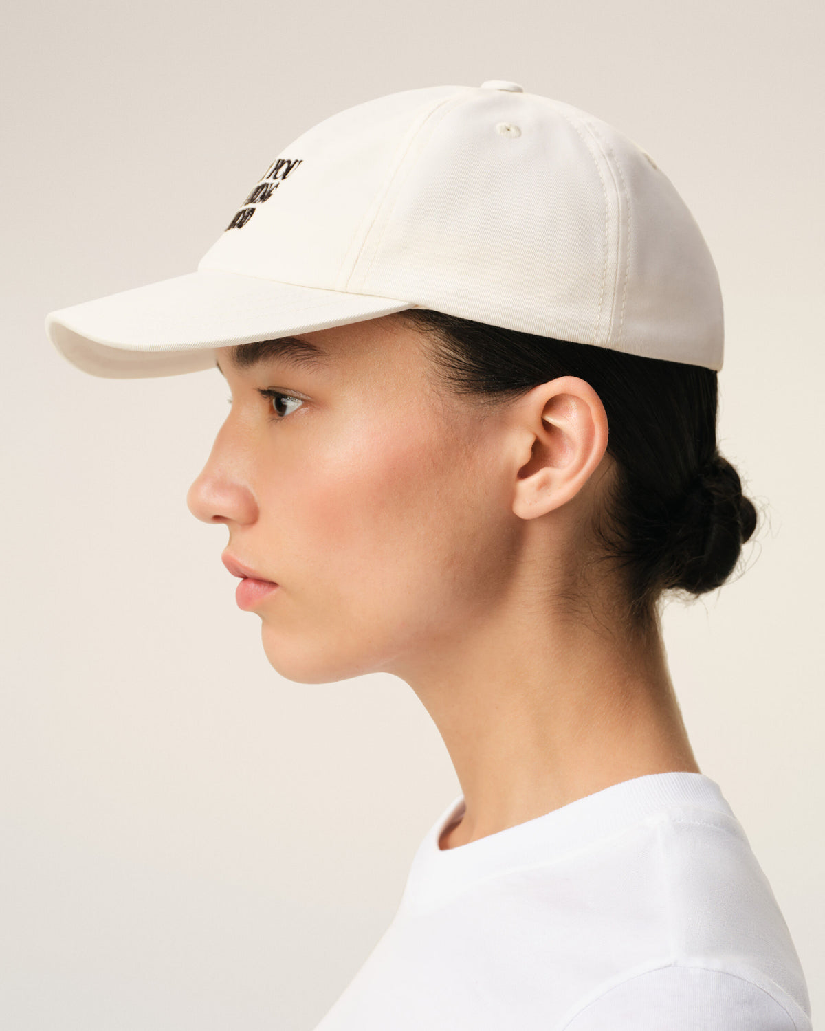 Casquette Blanche Broderie Thank You For Being A Friend en Coton - 11