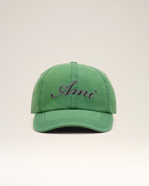 Casquette verte en coton broderie Ami Paris - Homme - 4 - AMI Paris - Ami Paris