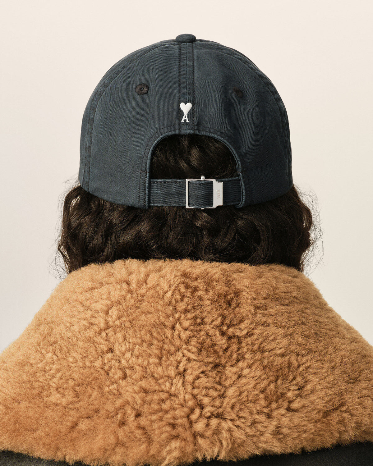 Black cotton cap with Ami patch - 12