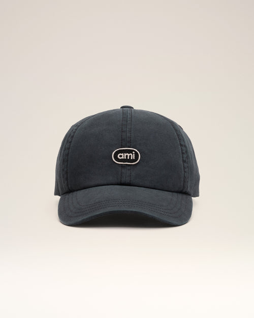 Black cotton cap with Ami patch - Woman - 10 - AMI Paris - Ami Paris
