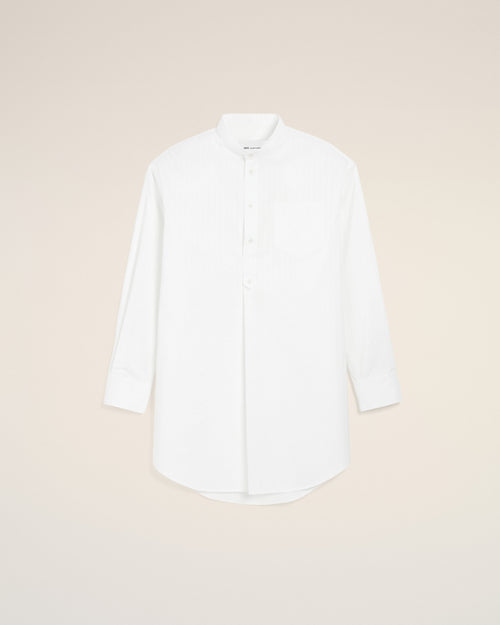 Cotton mao collar tunic dress - Homme - 1 - AMI Paris - Ami Paris