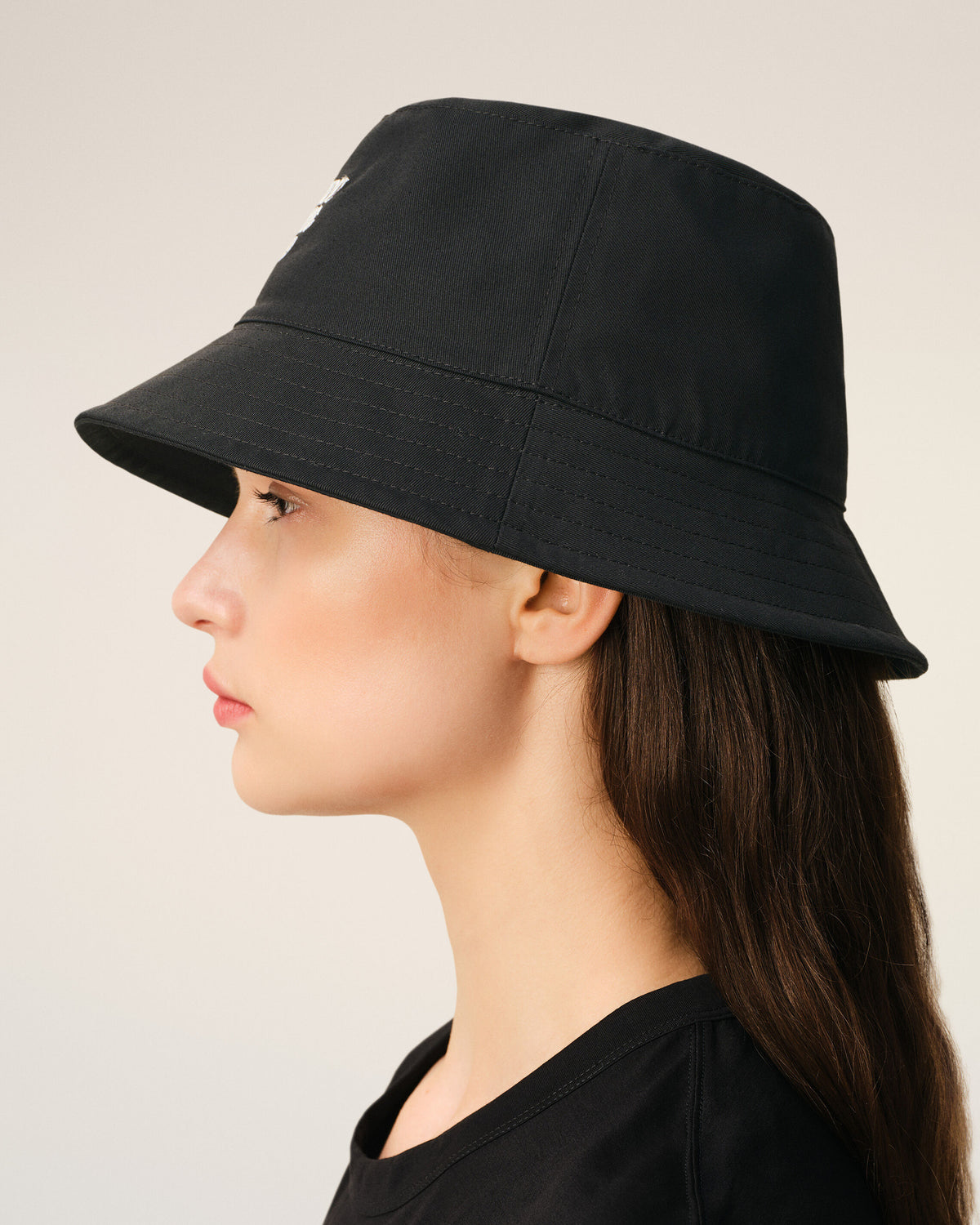 Black Cotton Thank You For Being A Friend Embroidery Hat - 11