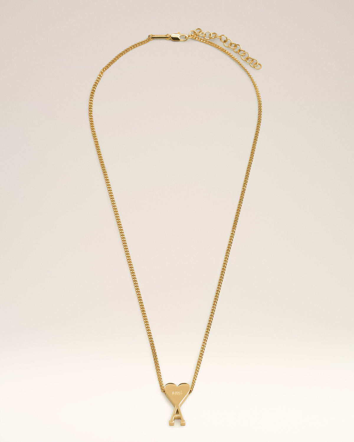 Collier Doré Pendentif Ami De Coeur En Laiton - 4