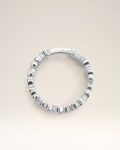 Anillo Ami de Cœur de latón plateado - Hombre - 4 - AMI Paris - Ami Paris