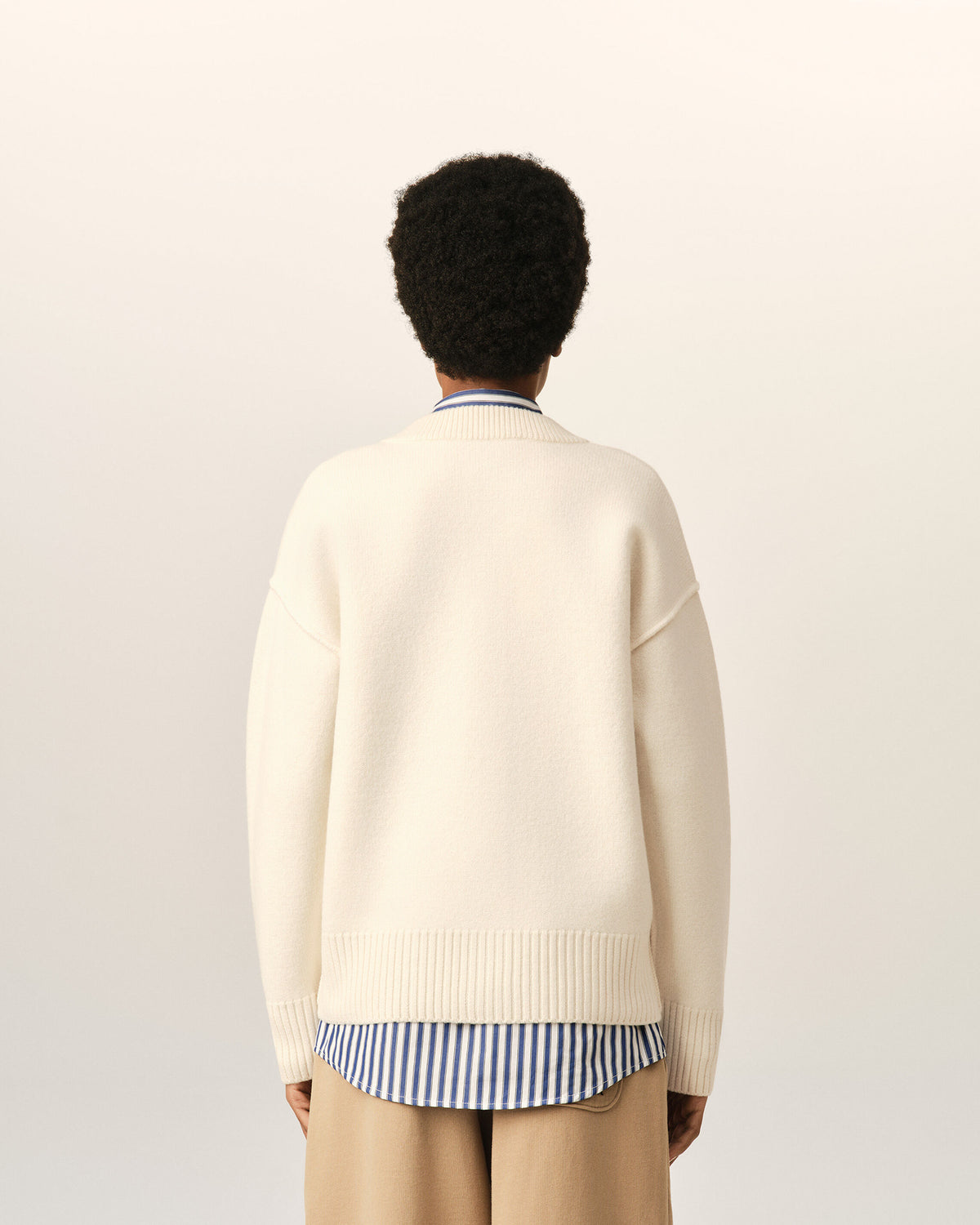 Cardigan Blanc Ami De Coeur En Laine - 11