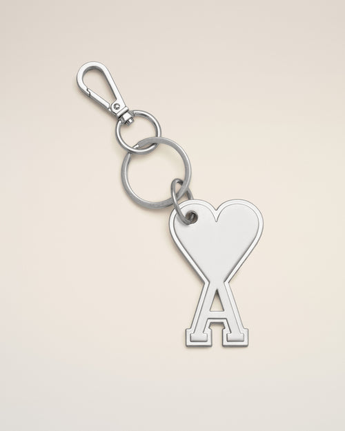 Porte-Clés Argenté Ami De Coeur en Métal - Homme - 1 - AMI Paris - Ami Paris