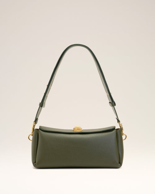 Sac Carrousel Vert en Cuir De Veau - 2 - Ami Paris