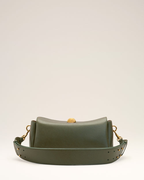 Green Cow Leather Carrousel Bag - Man - 5 - AMI Paris - Ami Paris