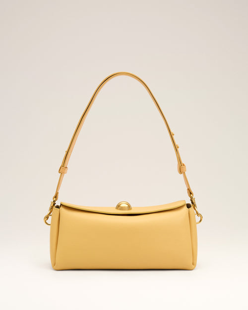Sac Carrousel jaune en cuir de veau - 4 - Ami Paris