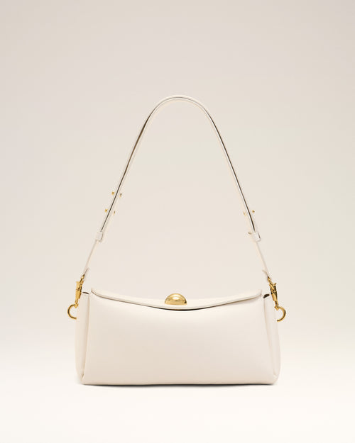 Sac Carrousel Blanc en Cuir De Veau - 4 - Ami Paris