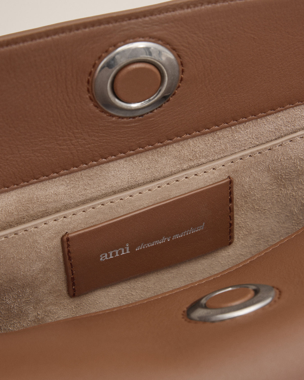 Brown cow leather Carrousel bag - 7
