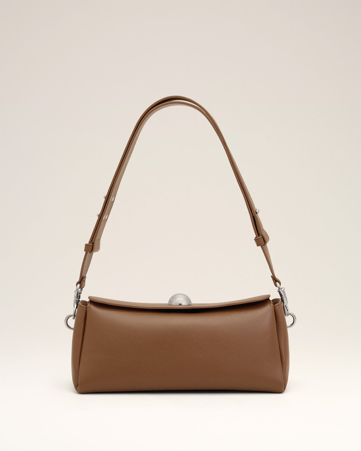 Brown cow leather Carrousel bag - 1