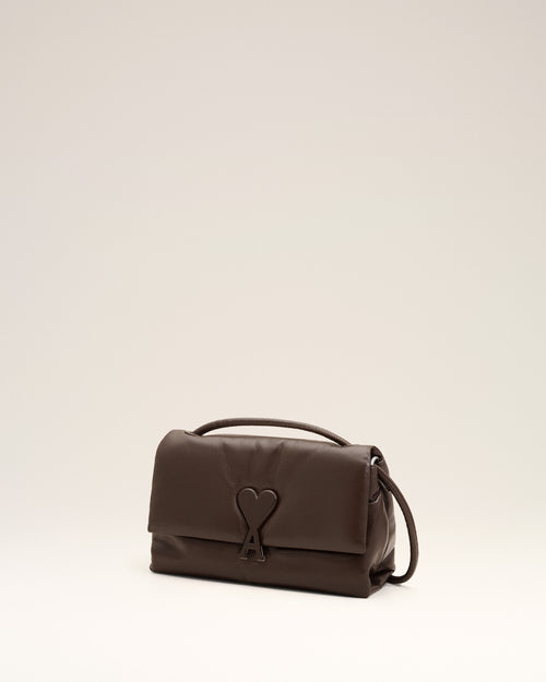 Borsa Voulez-Vous in pelle di vitello marrone - Uomo - 3 - AMI Paris - Ami Paris