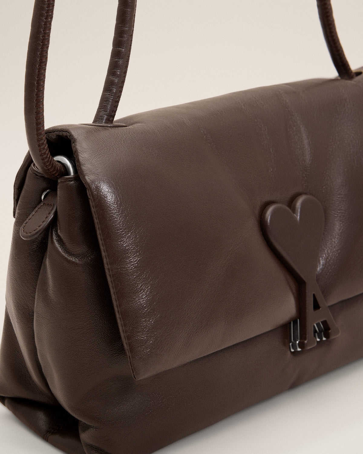 Borsa Voulez-Vous in pelle di vitello marrone - 11
