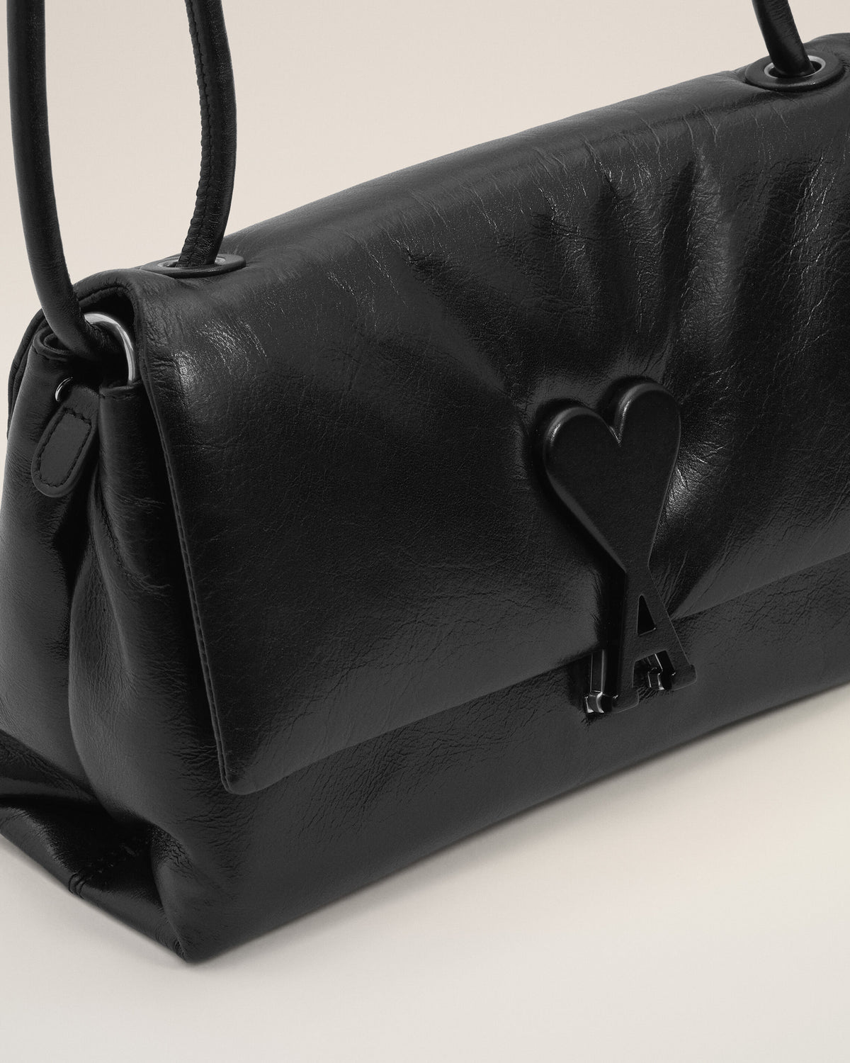 Bolso Voulez-Vous de cuero de vaca negro - 5