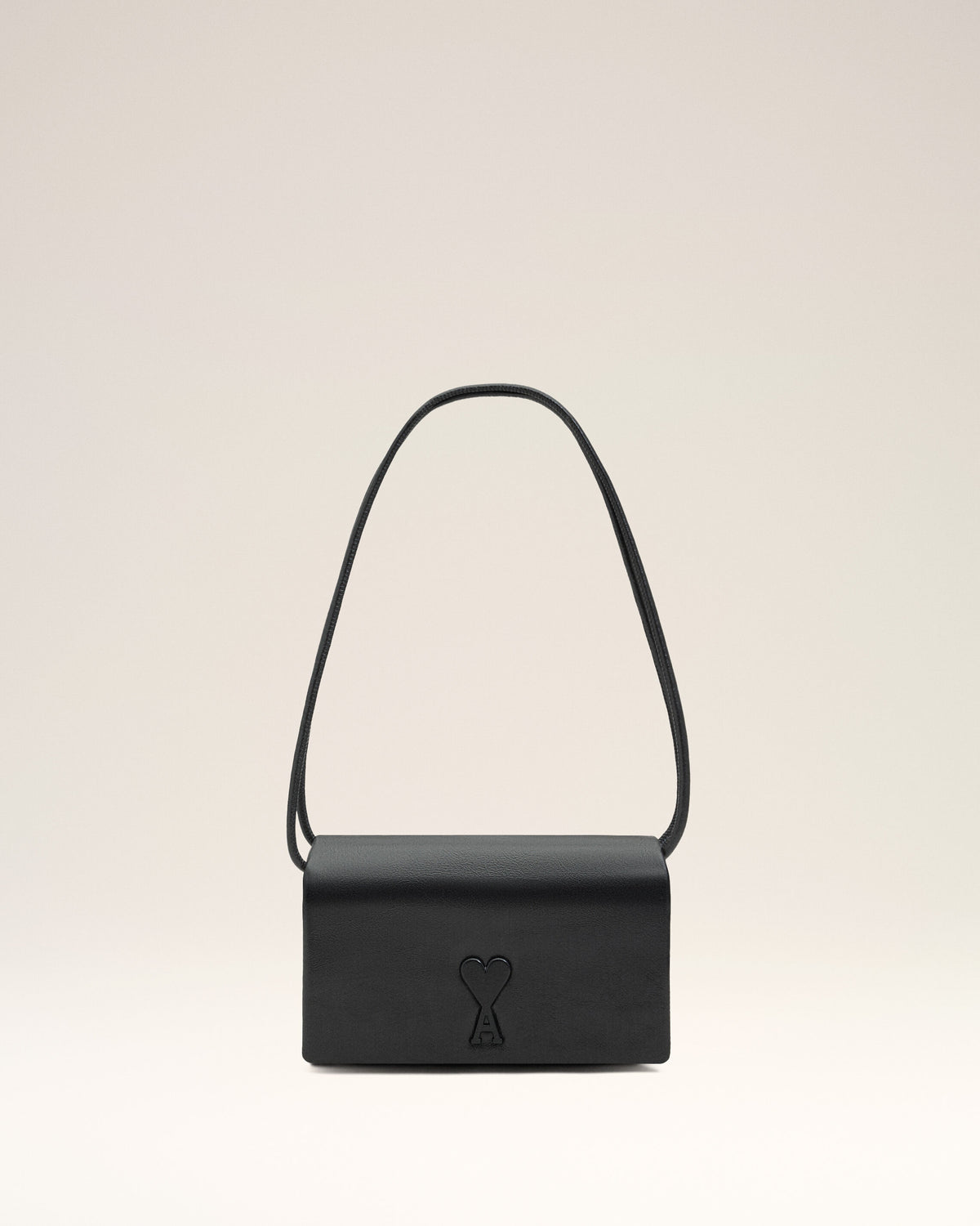 Cartera Voulez-Vous negra de piel de vaca con bandolera - 7