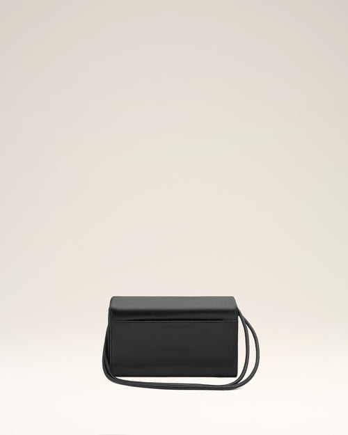 Cartera Voulez-Vous negra de piel de vaca con bandolera - Mujer - 10 - AMI Paris - Ami Paris