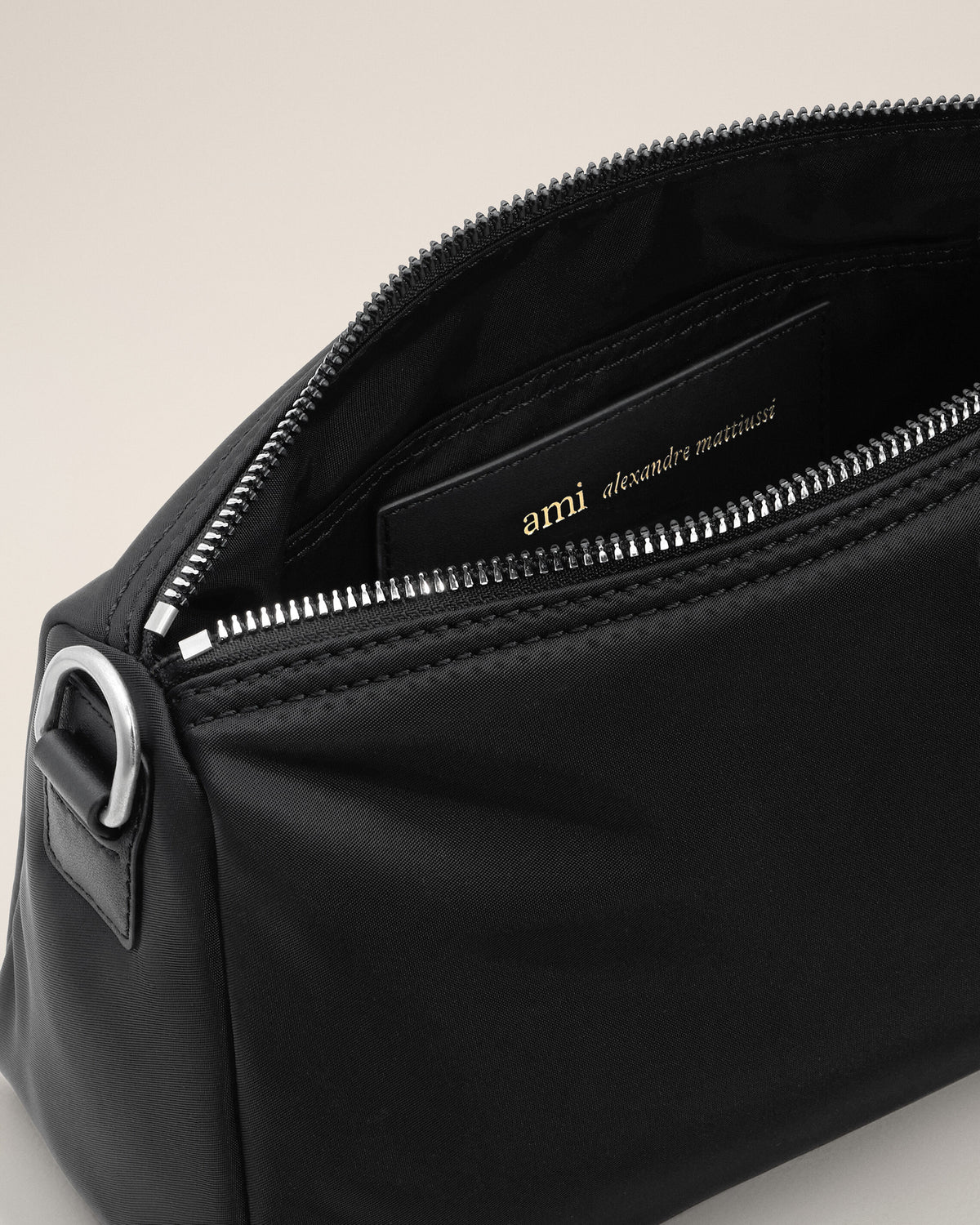 Black nylon Marcel bag - 6