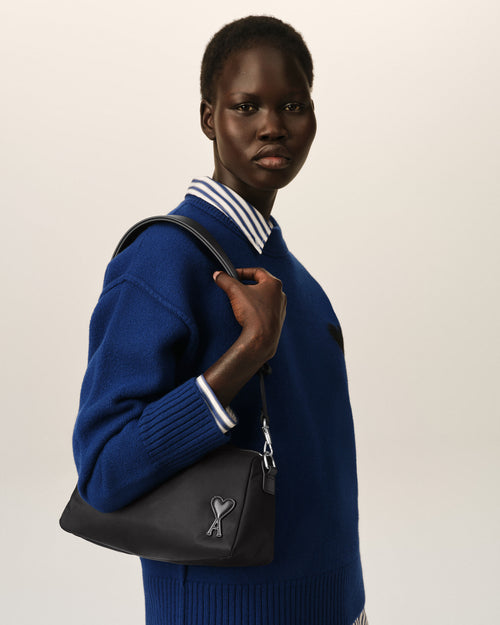 Black nylon Marcel bag - Woman - 8 - AMI Paris - Ami Paris