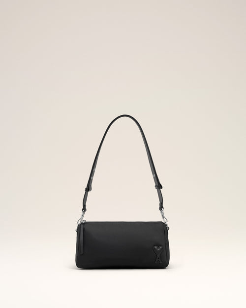 Black nylon Marcel bag - Woman - 7 - AMI Paris - Ami Paris