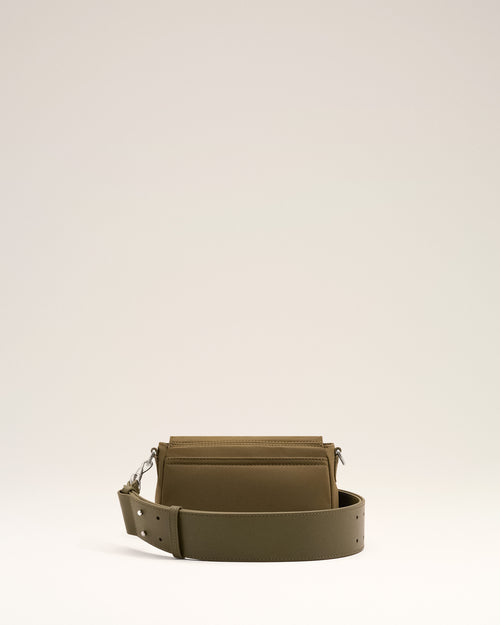 Brown nylon Marcel lunch box bag - Man - 4 - AMI Paris - Ami Paris