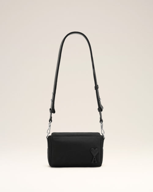 Black nylon Marcel lunch box bag - Man - 1 - AMI Paris - Ami Paris