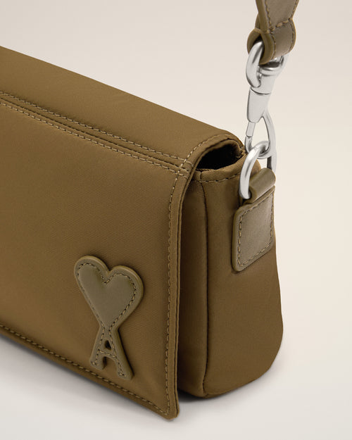 Brown nylon Marcel lunch box bag - Woman - 11 - AMI Paris - Ami Paris