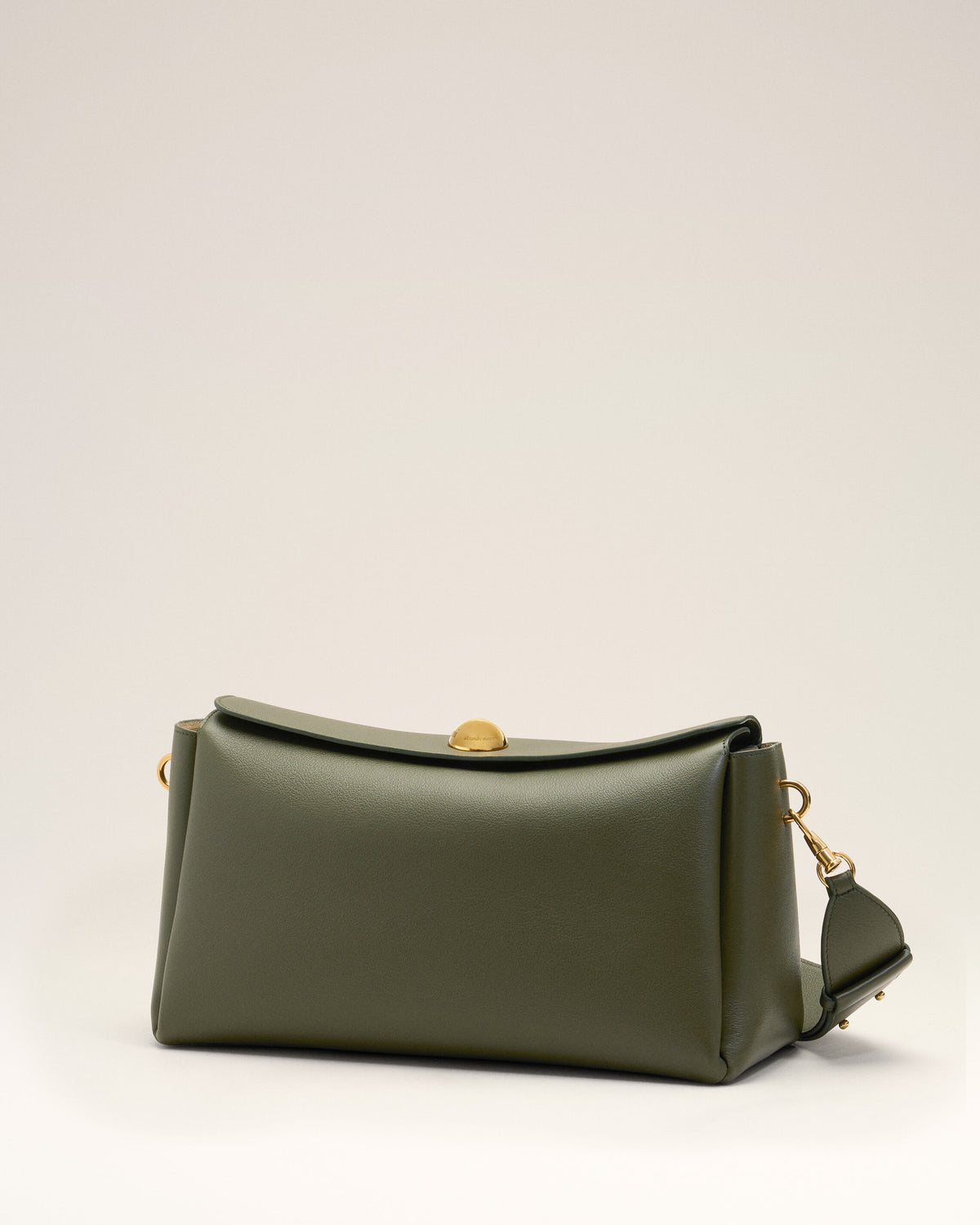 Green Cow Leather Carrousel Medium Bag - 4