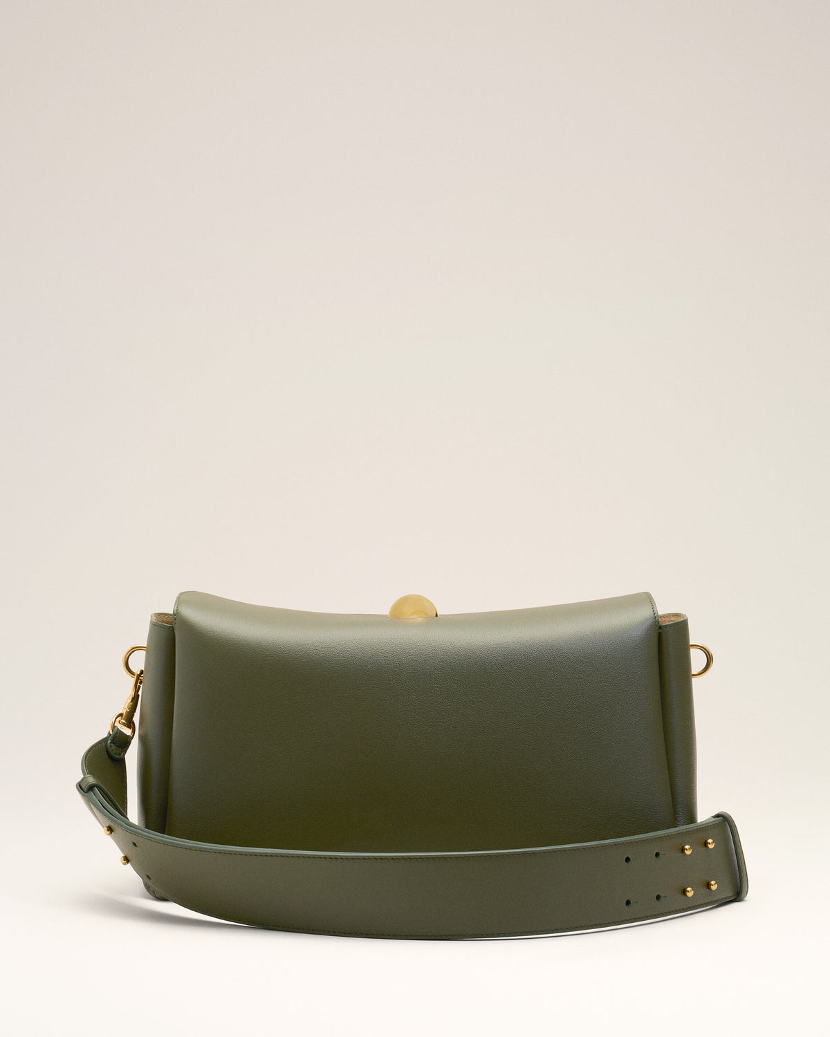 Green Cow Leather Carrousel Medium Bag - 13