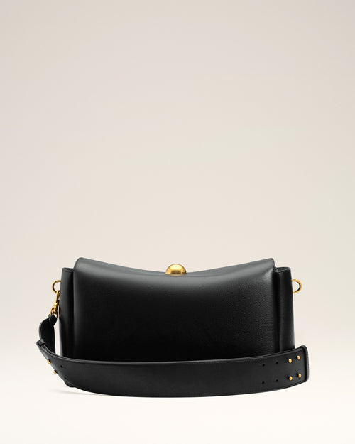 Medium black cow leather Carrousel bag - Woman - 12 - AMI Paris - Ami Paris