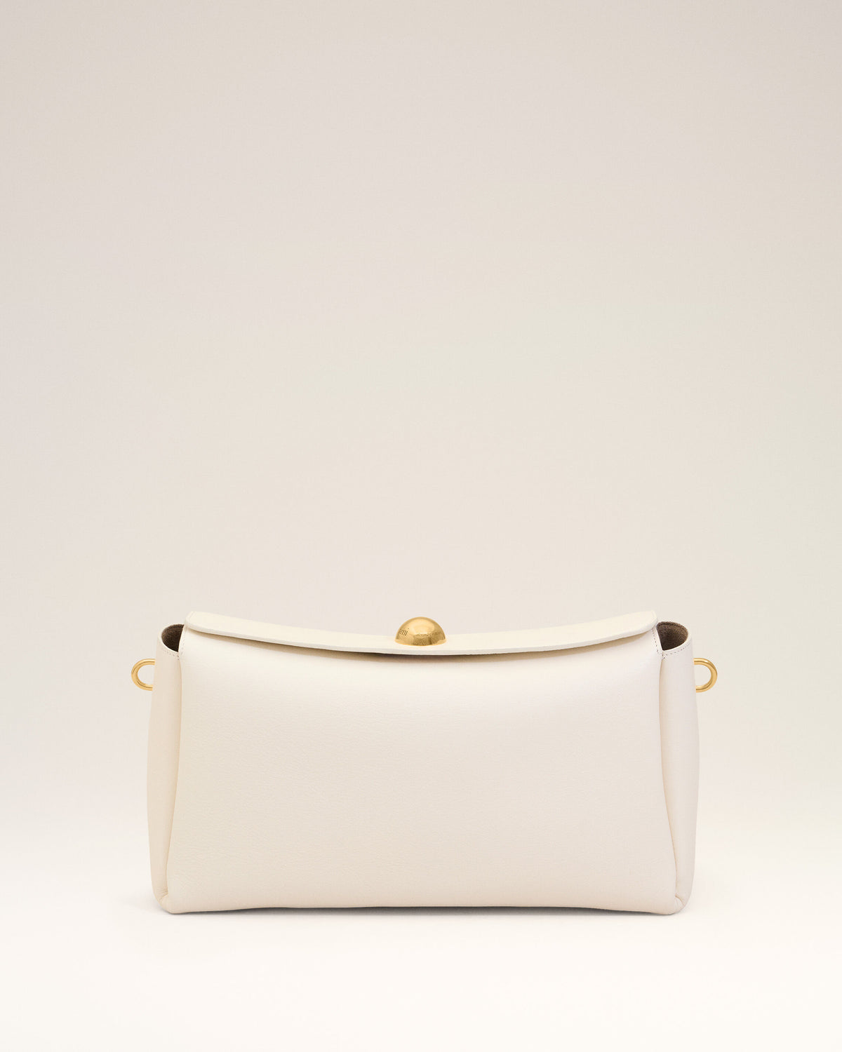 White Cow Leather Carrousel Medium Bag - 11
