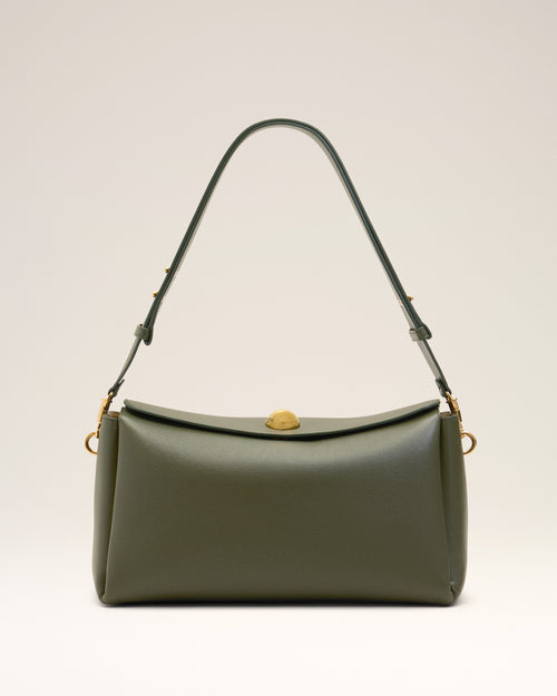 Green Cow Leather Carrousel Medium Bag - Woman - 9 - AMI Paris - Ami Paris