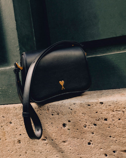 Borsa Paris Paris in pelle di vitello nera - Uomo - 7 - AMI Paris - Ami Paris