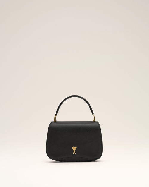 Black cowhide leather Paris Paris top handle bag - Man - 1 - AMI Paris - Ami Paris