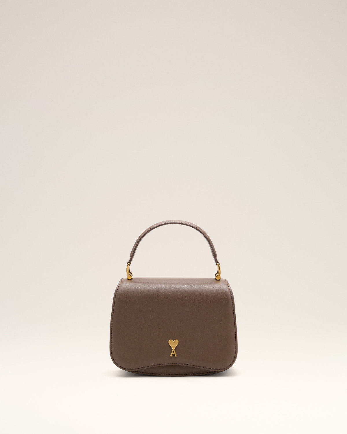 Bolso de mano Paris Paris de cuero marrón de vaca - 8