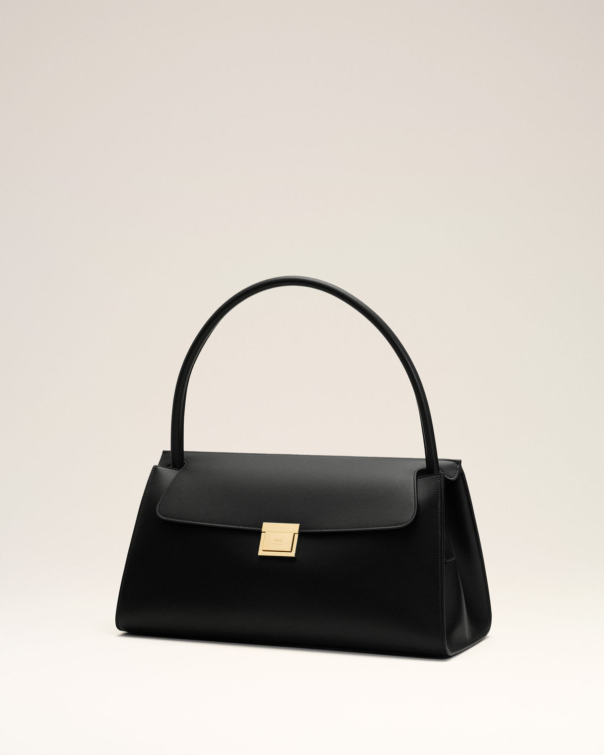 Black Cow Leather Mimi Bag - 3