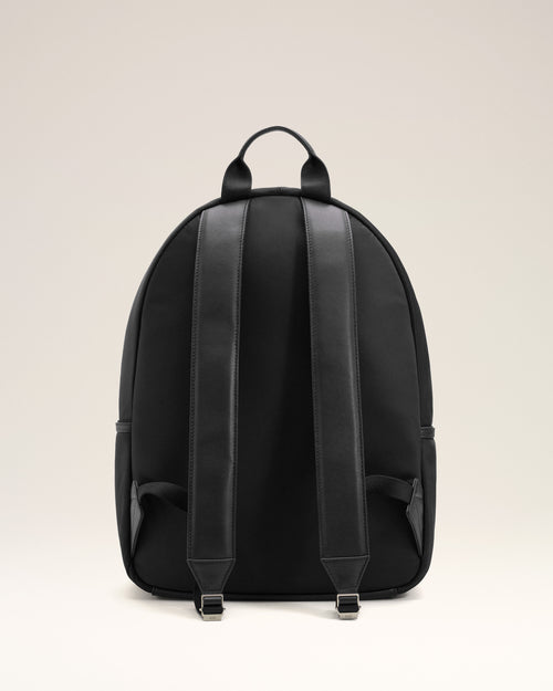 Black Nylon Marcel Backpack - Man - 4 - AMI Paris - Ami Paris