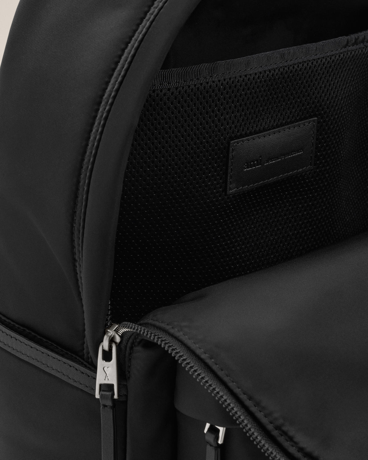 Black Nylon Marcel Backpack - 6