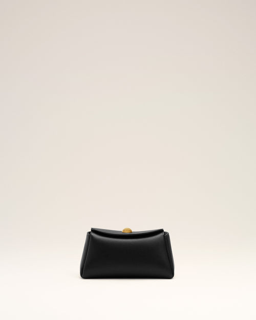 Mini Sac Carrousel Noir en Cuir De Veau - Femme - 10 - AMI Paris - Ami Paris