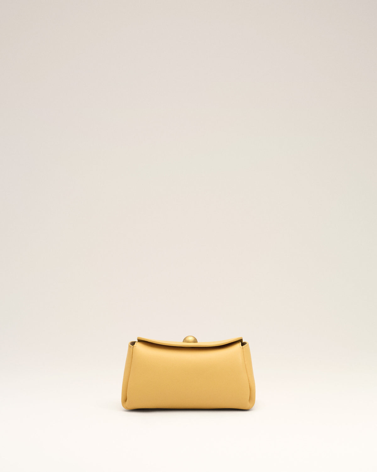 Mini bolso Carrousel amarillo de cuero de becerro - 10