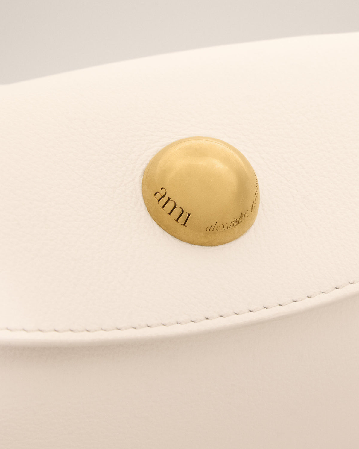 Mini Sac Carrousel Blanc en Cuir De Veau - 15