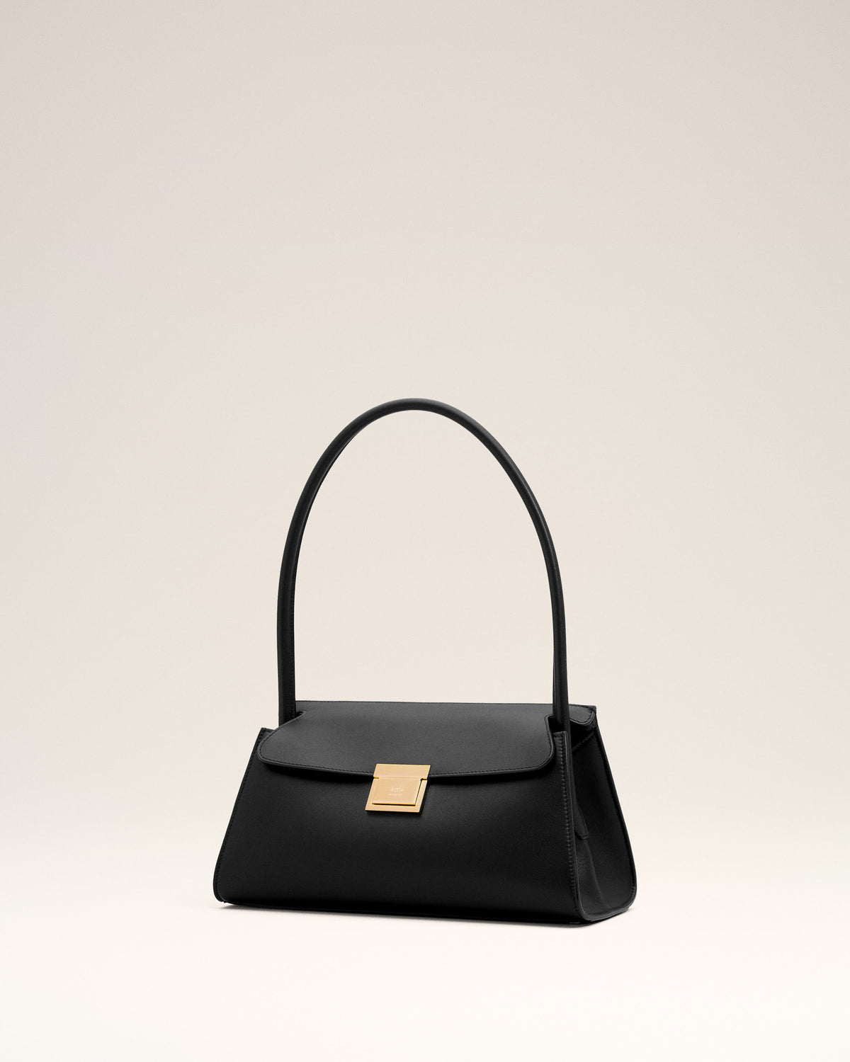 Petit Sac Mimi Noir en Cuir De Veau - 10