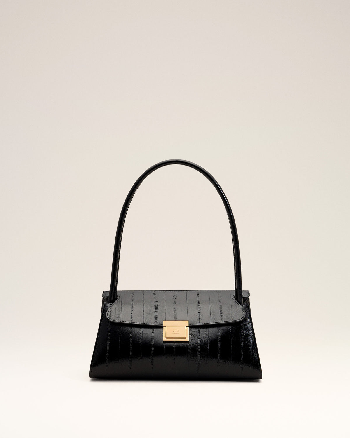 Petit sac Mimi noir en cuir de veau - 1