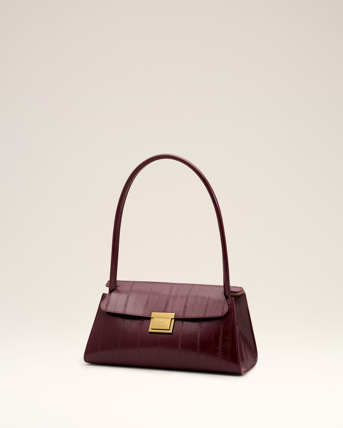 Petit sac Mimi bordeaux en cuir de veau - 3