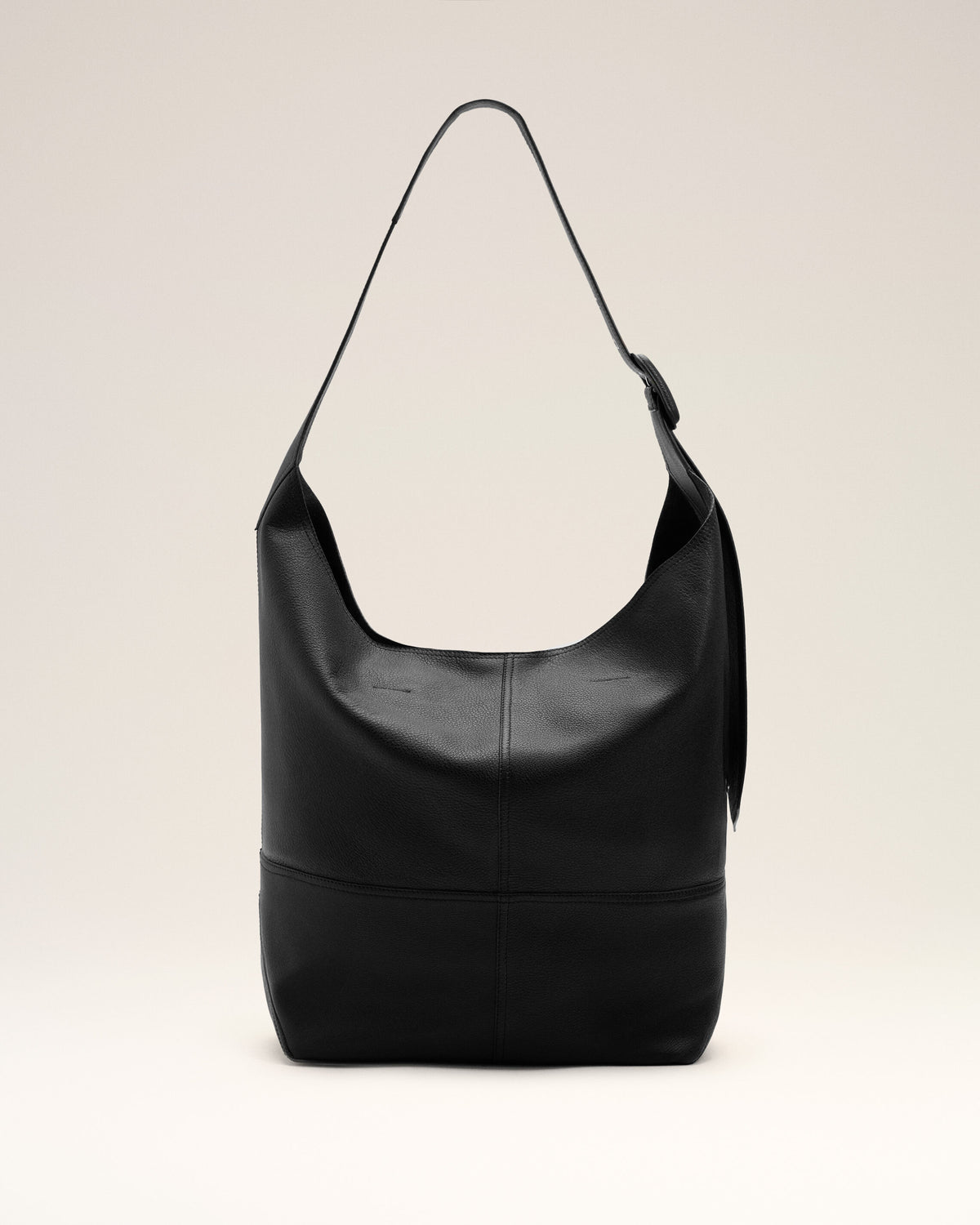 Black Soft Leather Etienne Crossbody Bag - 4