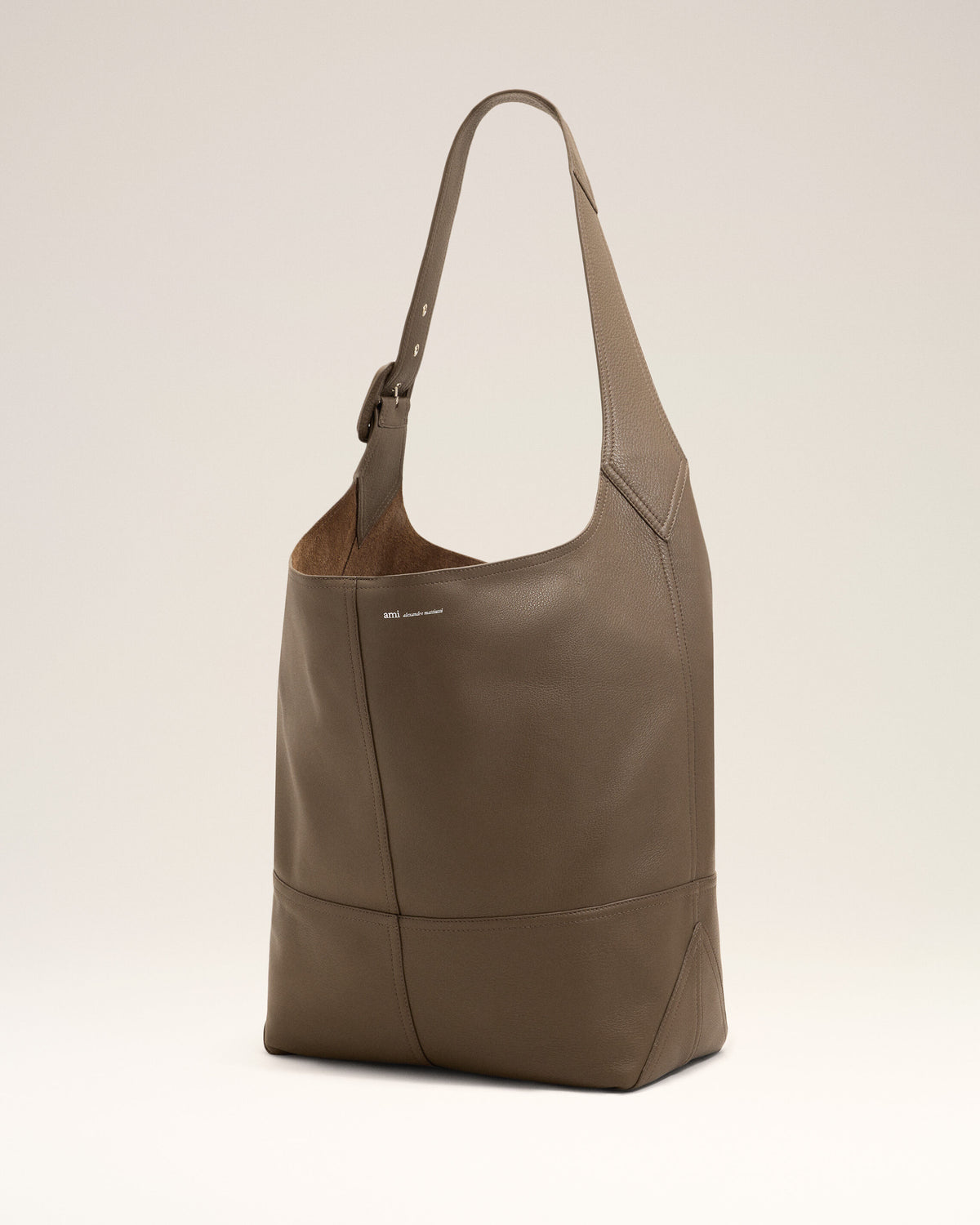 Brown taurillon leather Etienne crossbody bag - 3