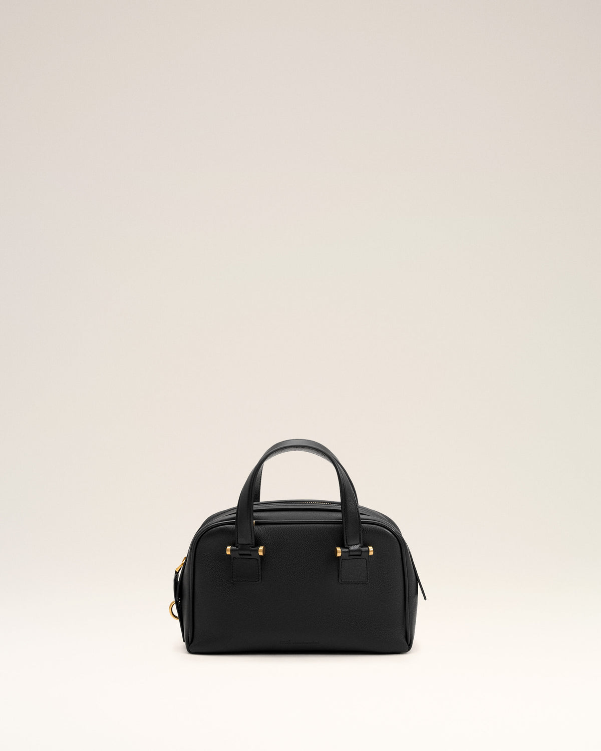 Borsa bowling Georges in pelle di vitello nera - 9