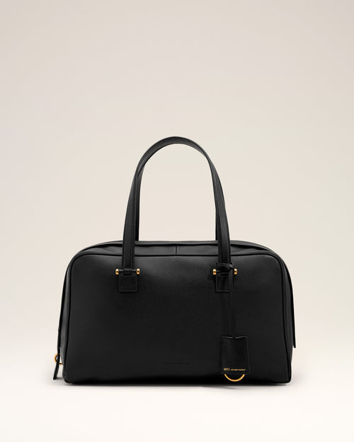 Borsa bowling Georges in pelle di vitello nera - Donna - 7 - AMI Paris - Ami Paris